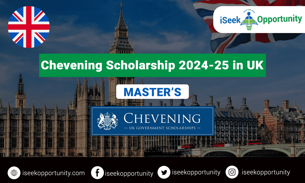 Chevening International Scholarship 202425 in UK Fully Funded