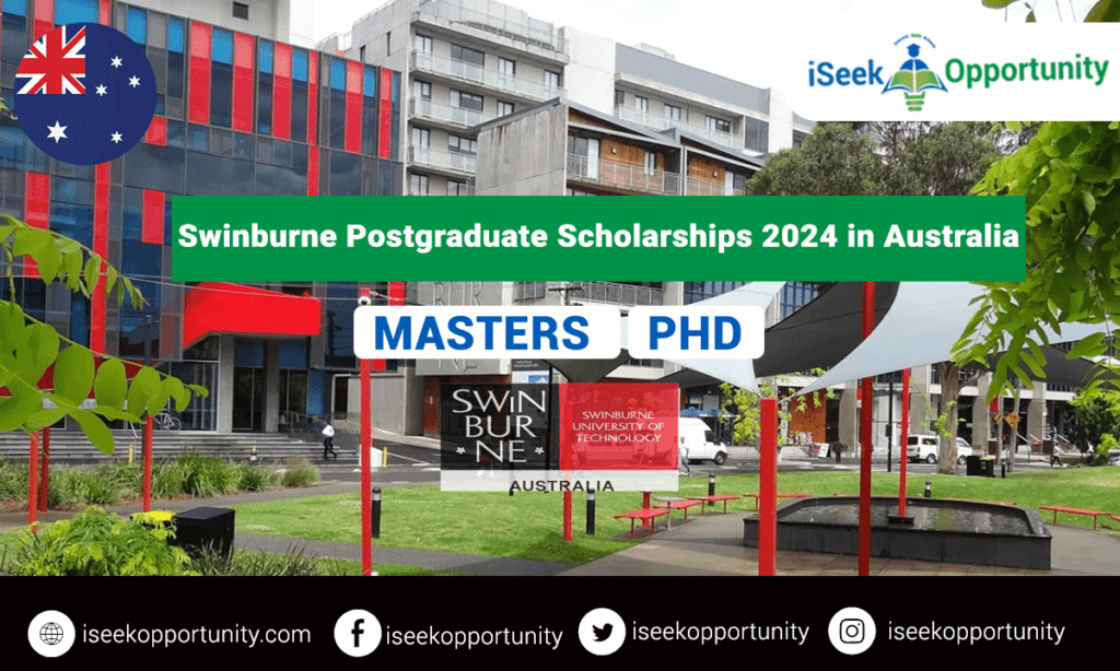 Swinburne International Excellence Postgraduate Scholarships 2024 in Australia