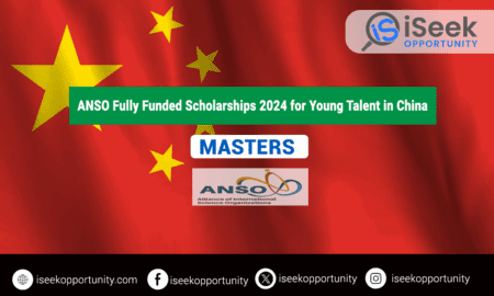 ANSO Fully Funded Scholarships 2024 for Young Talent in China 