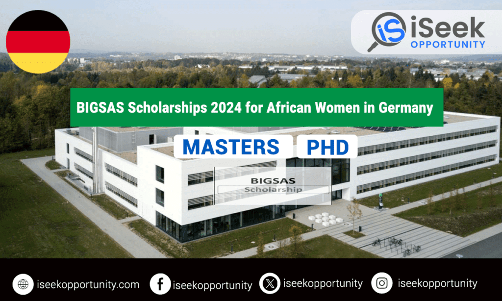 BIGSAS Scholarships 2024 for African Women at University of Bayreuth in Germany