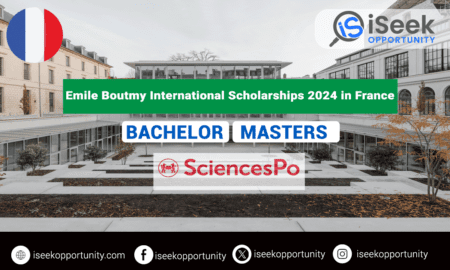 Emile Boutmy Scholarships 2024 in France for International Students