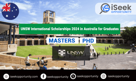 UNSW International Scholarships 2024 in Australia for Graduates