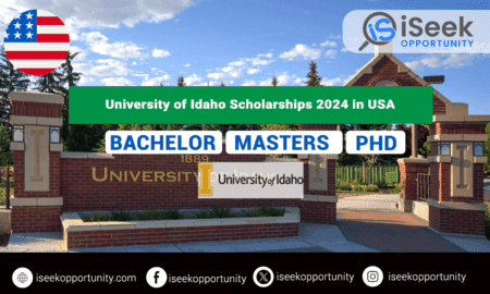 University of Idaho Scholarships 2024 in USA for International Students