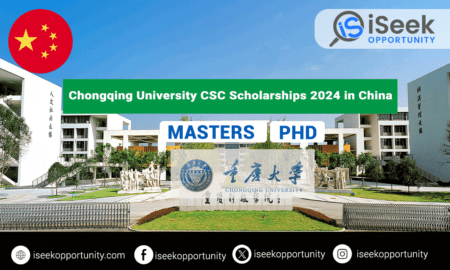 Chongqing University Chinese Government CSC Scholarships 2024 in China