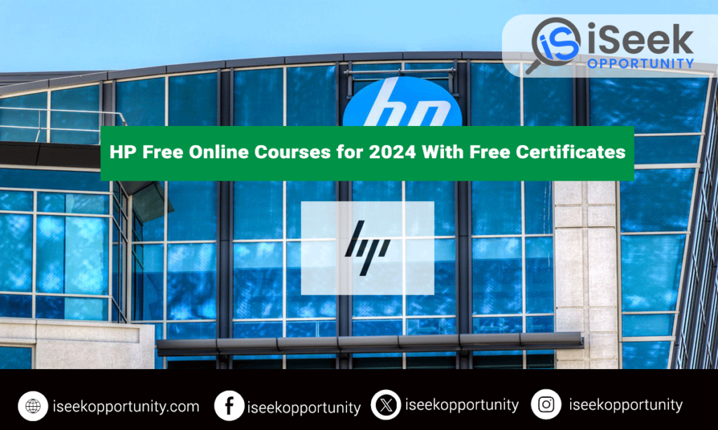 HP Free Online Courses for 2024 With Free Certificates