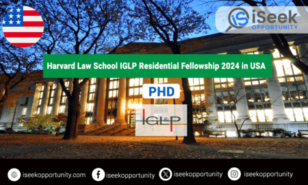 Harvard Law School IGLP Residential Fellowship Program for 2024 in the USA