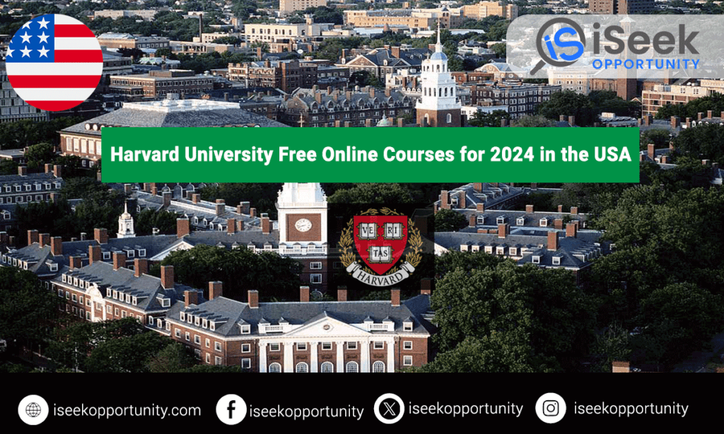 Harvard University Free Online Courses for 2024 in the USA