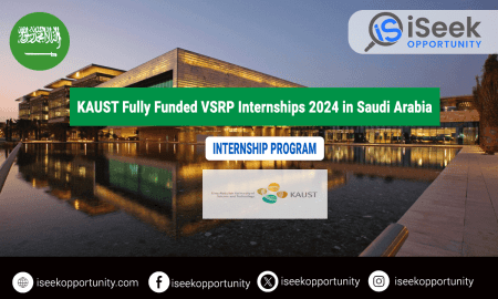 KAUST Fully Funded VSRP Internship Program for 2024 in Saudi Arabia