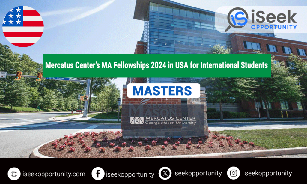 Mercatus Center’s MA Fellowships 2024 in the USA for International Students