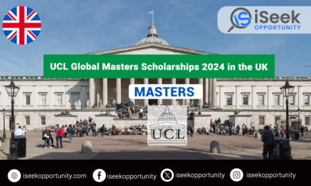 UCL Global Masters Scholarships 2024 in the UK for International Students