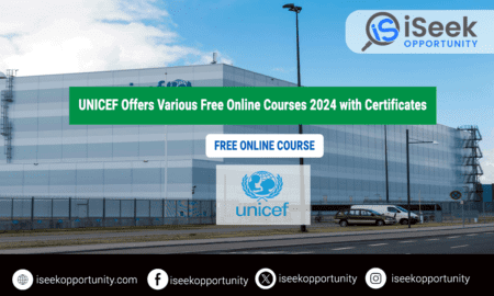 UNICEF Offers Various Free Online Courses 2024 with Certificates