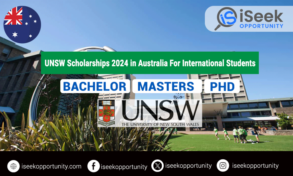 UNSW Scholarships 2024 in Australia For International Students