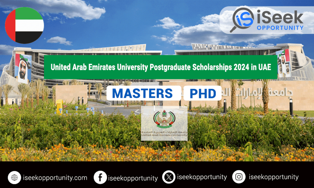 United Arab Emirates University Postgraduate Scholarships 2024 in the UAE