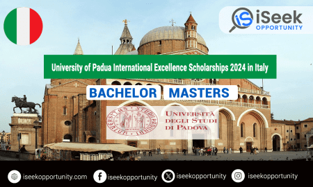 University of Padua International Excellence Scholarships for 2024 in Italy