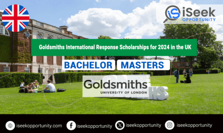 Goldsmiths International Response Scholarships for 2024 in the UK