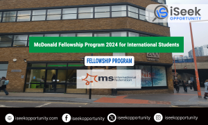 McDonald Fellowship Program in 2024 for International Students